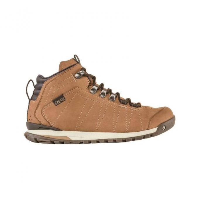 Oboz Canada Women's Bozeman Mid Leather-Chipmunk